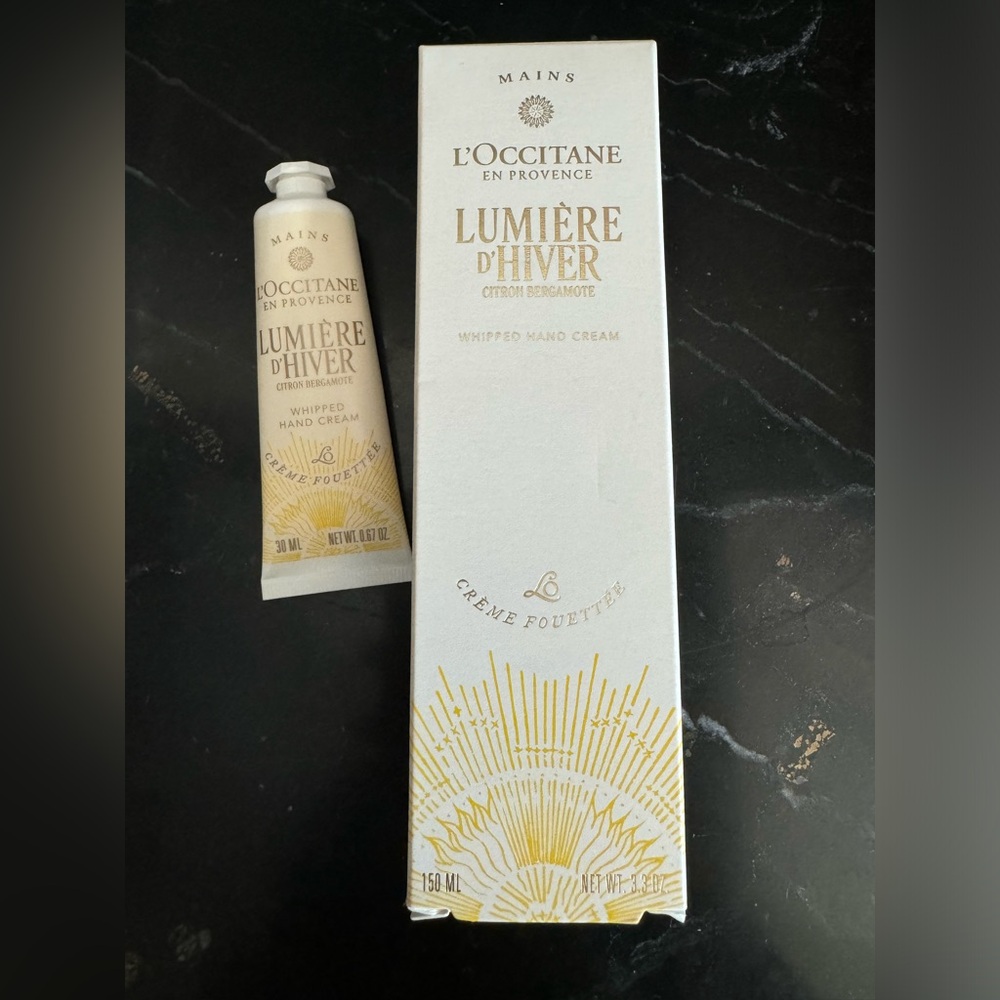 L’Occitane Lumière d’Hiver Citron Bergamote Hand Cream